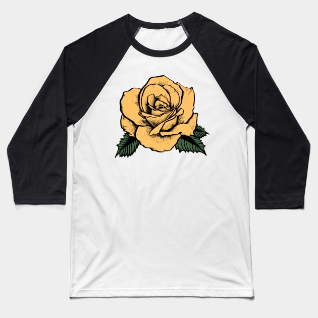 rose Baseball T-Shirt by somatosis